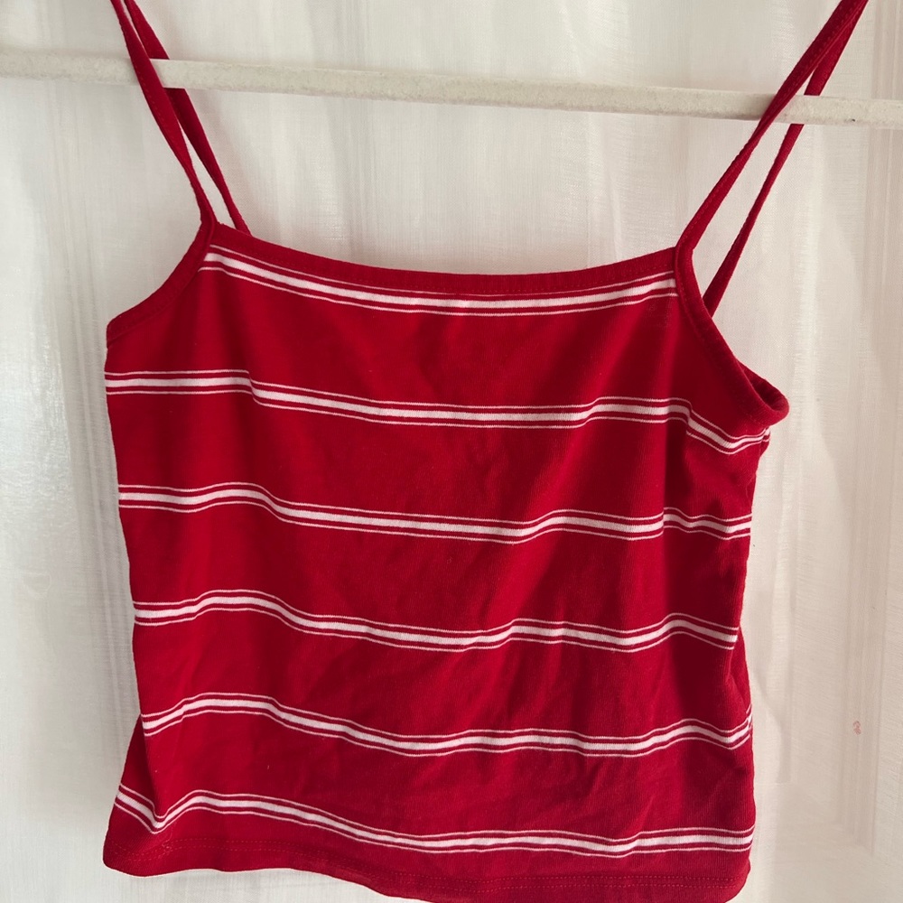 john galt thin and soft red and white striped!